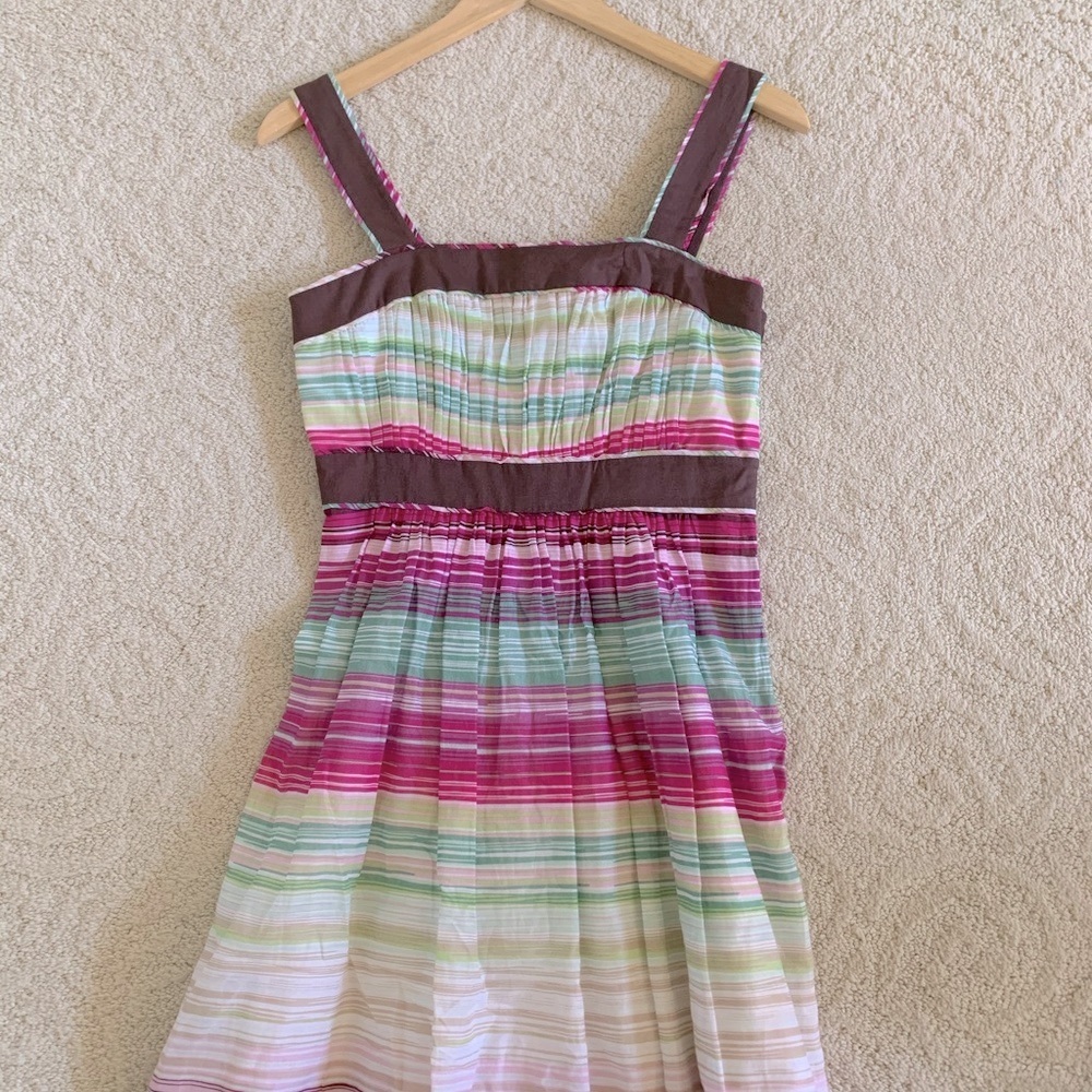 BCBG Paris Striped Dress